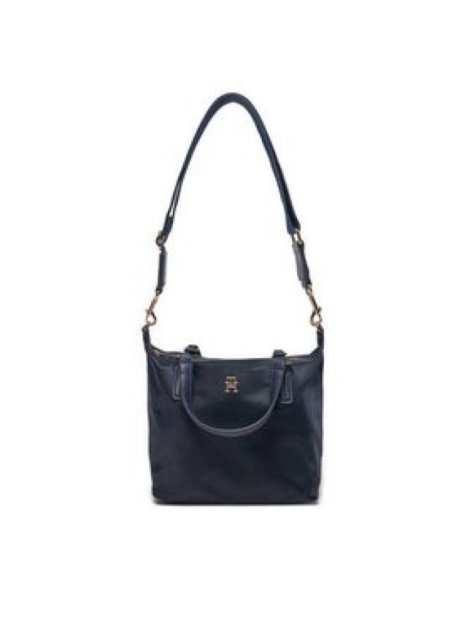Tommy Hilfiger Torebka Poppy Th Small Tote AW0AW15640 Granatowy