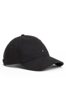 Tommy Hilfiger Czapka z daszkiem Th Flag Soft 6 Panel AW0AW17781 Czarny