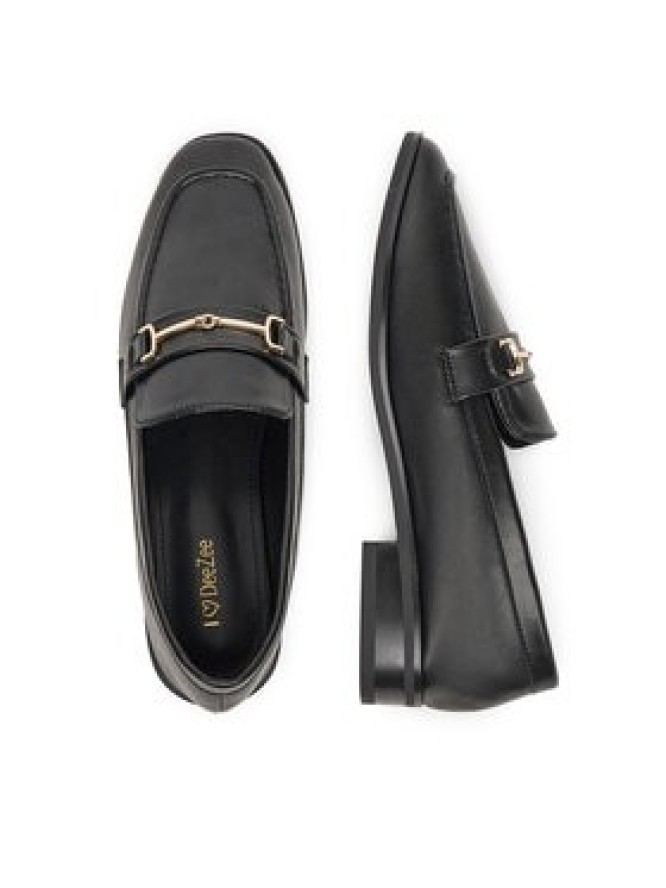 DeeZee Loafersy DZ2304-4 Czarny