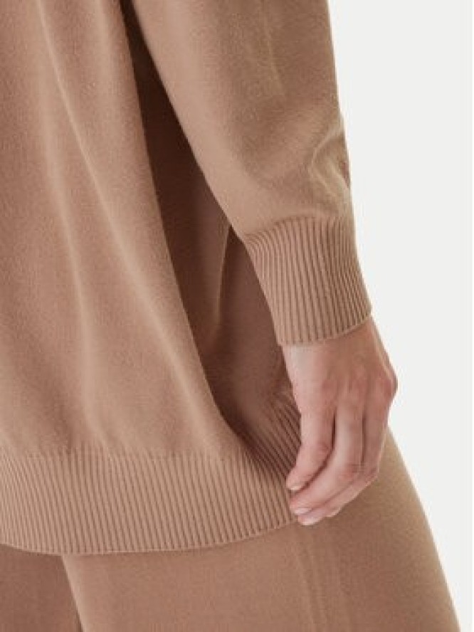 Kontatto Sweter 3M0815C Beżowy Relaxed Fit