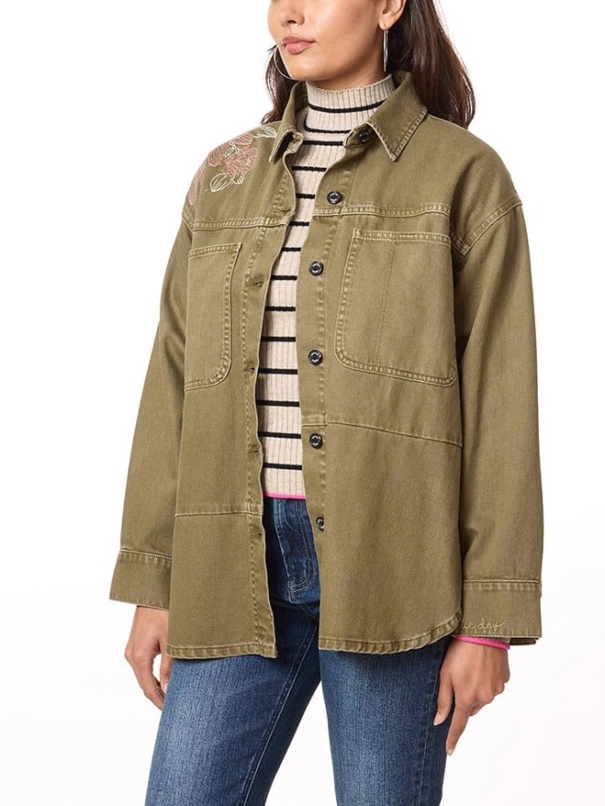 Scotch & Soda Kurtka koszulowa w kolorze jasnobrązowym rozmiar: M