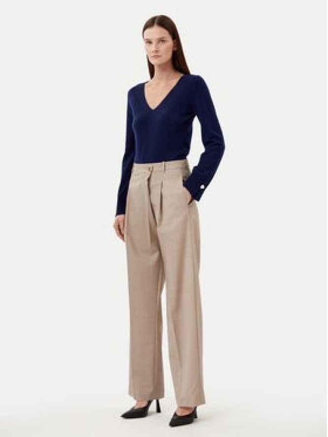 Motivi Sweter M6696001040N Granatowy Regular Fit