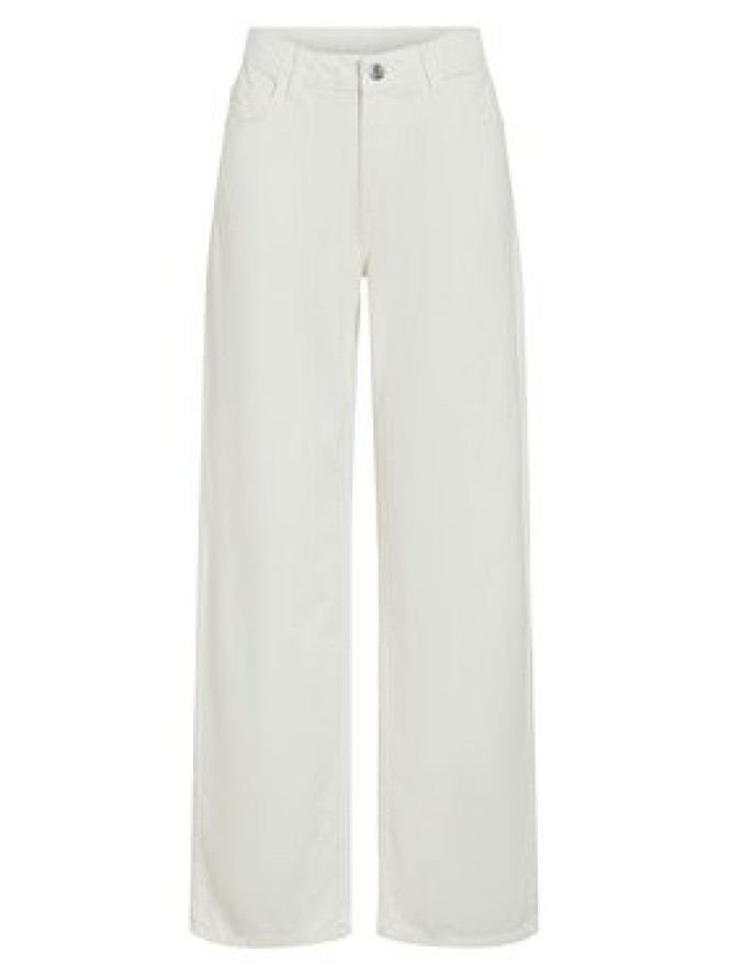 Vila Jeansy Palma 14105535 Biały Wide Leg