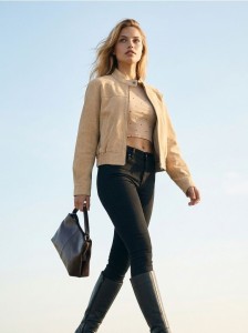 Jeansy skinny - czarny