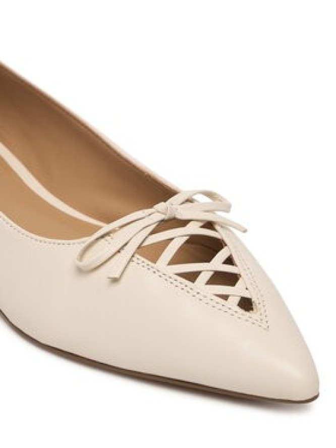 LAUREN RALPH LAUREN Baleriny 802P06376003 Biały