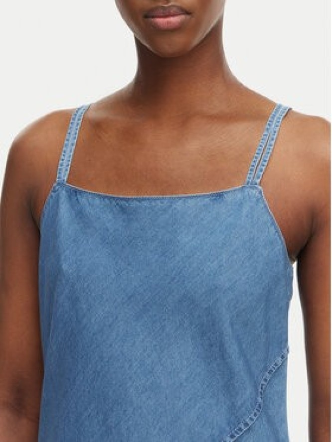 Calvin Klein Jeans Sukienka jeansowa LV047F748G Niebieski jasny Regular Fit