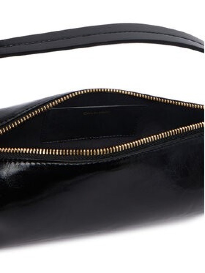 Calvin Klein Torebka Foil Logo Glossy LV04F3738G Czarny