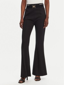 Liu Jo Sport Spodnie materiałowe TA5256 JS182 Czarny Flare Fit