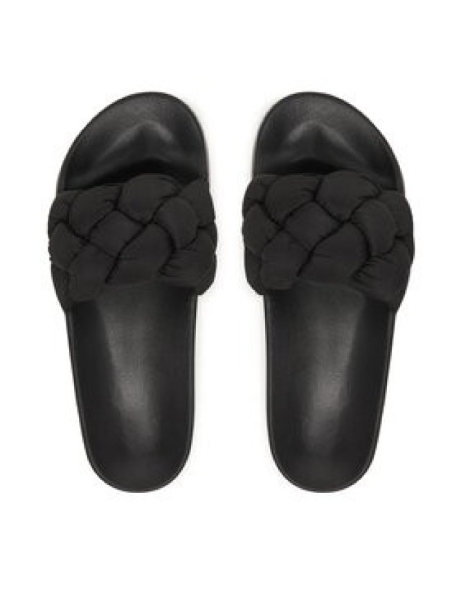 Tommy Jeans Klapki Tjw Braided Slides EN0EN02975 Czarny