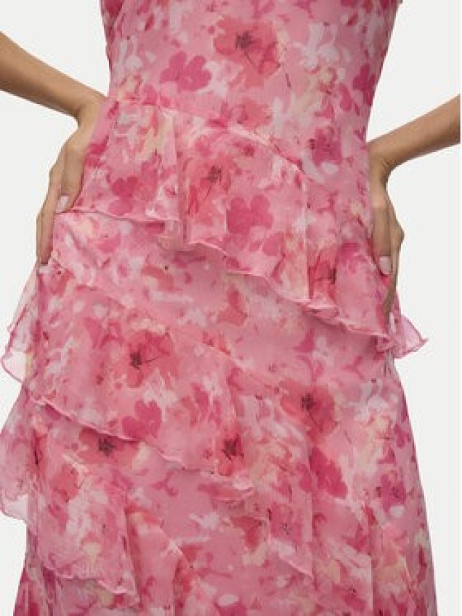 Vero Moda Sukienka wieczorowa Smilla 10346307 Różowy Regular Fit