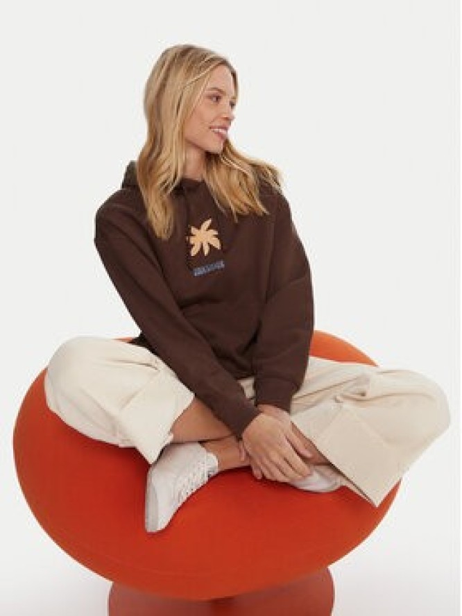 Quiksilver Bluza EQWFT03189 Brązowy Regular Fit