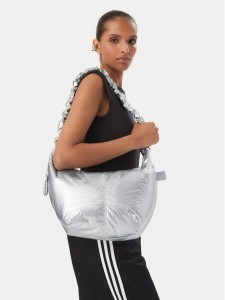 adidas Torebka Metal Shoulder Bag KH4502 Srebrny
