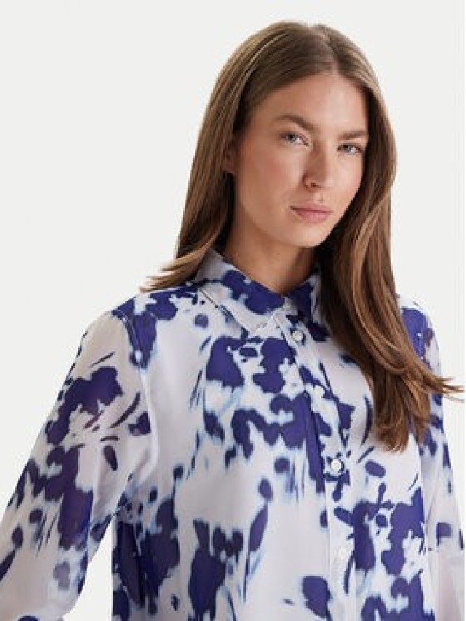 Calvin Klein Koszula LV044F123G Niebieski Relaxed Fit