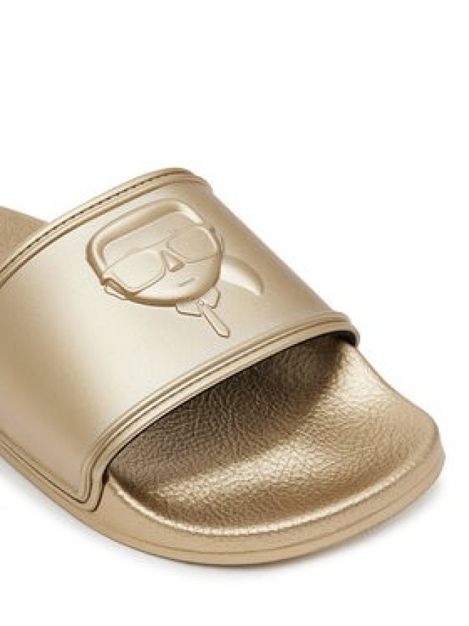 KARL LAGERFELD Klapki Kondo 2.0 KL80919M Złoty