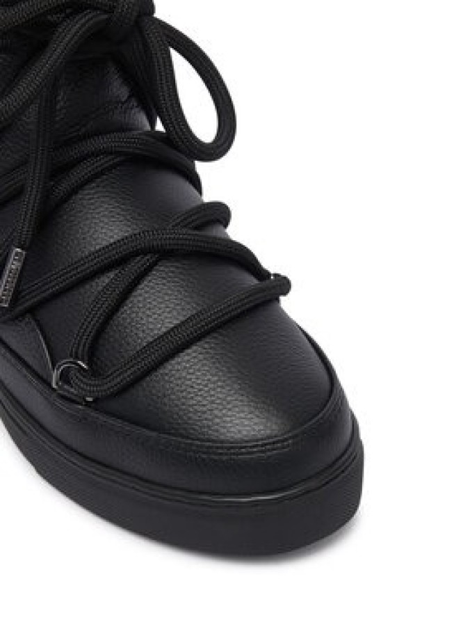 Inuikii Śniegowce Full Leather Wedge 1001.004.0092 Czarny