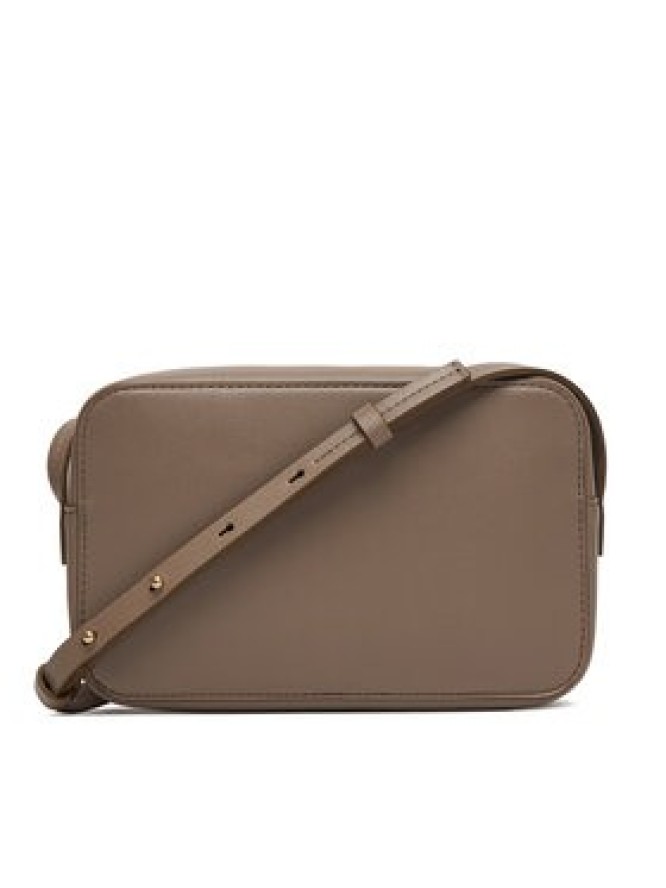 Calvin Klein Torebka Foil Logo Elongated Camera Bag LV04F3276G Beżowy