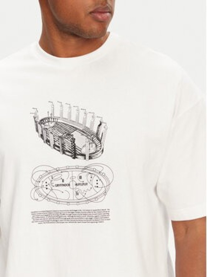 Puma T-Shirt Unisex Harry Potter 630092 Biały Oversize