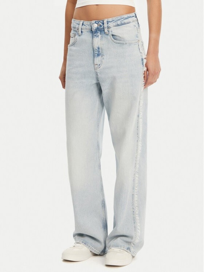 Tommy Jeans Jeansy Mia DW0DW20060 Niebieski Relaxed Fit