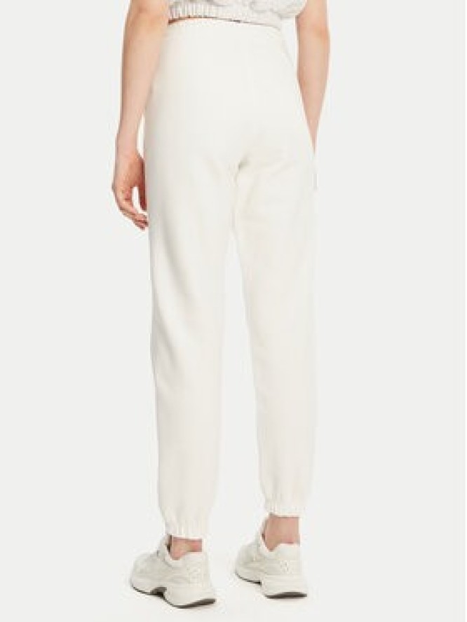 Tommy Jeans Spodnie dresowe Badge DW0DW20679 Écru Regular Fit