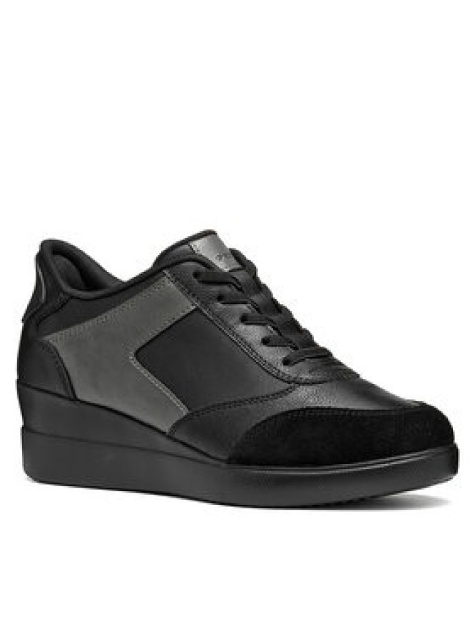 Geox Półbuty D Stardust Plus D680QB 5422 C9999 Czarny