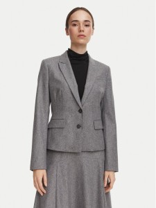 BOSS Marynarka Jia18 50567167 Szary Slim Fit