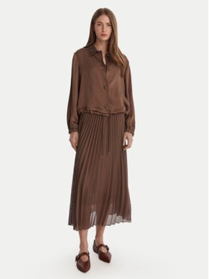 Marella Koszula Albatro 2613041045 Brązowy Regular Fit