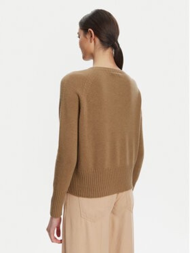 Marella Sweter Spider 2523366354 Brązowy Oversize