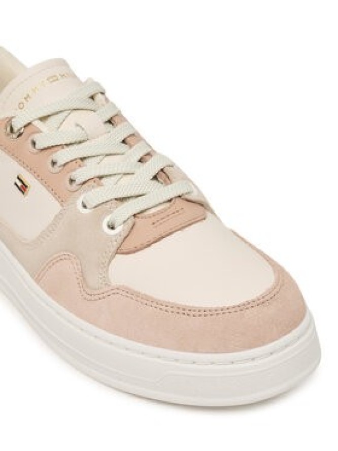 Tommy Hilfiger Sneakersy Court FW0FW09177 Écru