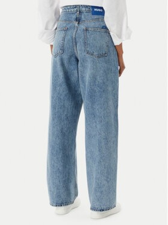 HUGO Jeansy Leni 50559617 Niebieski Loose Fit