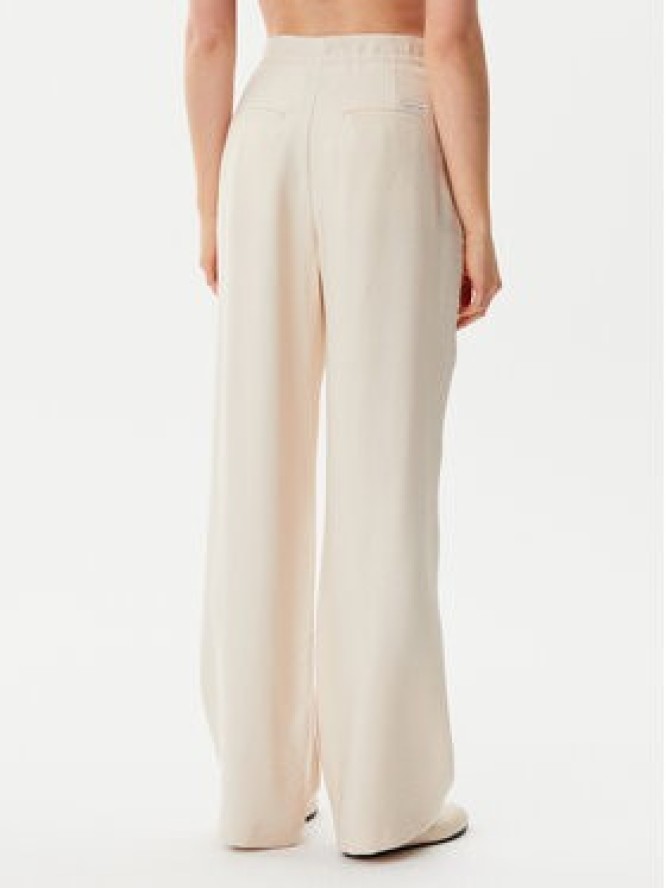 Calvin Klein Jeans Spodnie materiałowe J20J225339 Beżowy Straight Fit