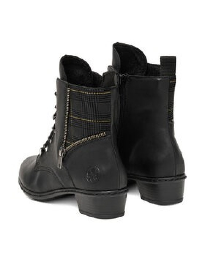 Rieker Botki Y0700-01 Czarny