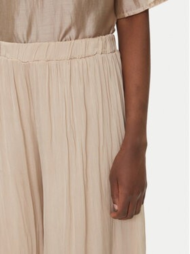 Bomboogie Spodnie palazzo PW8992TSET5 Beżowy Relaxed Fit