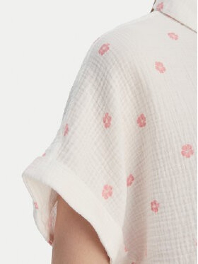 Roxy Koszula W126-RXLST-1023-01P Biały Oversize