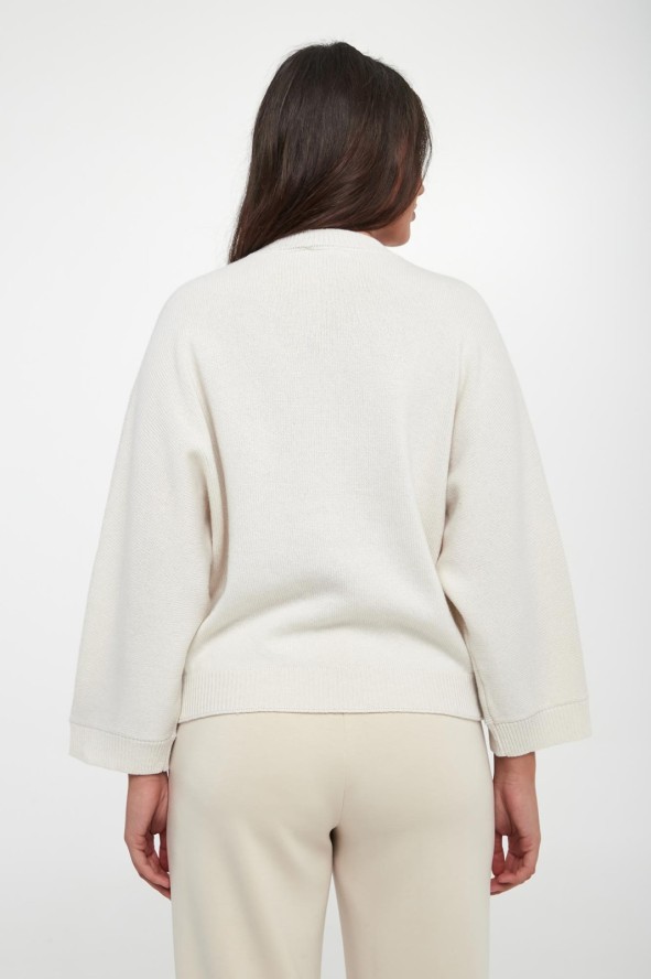 Sweter damski z jedwabiem i kaszmirem PESERICO