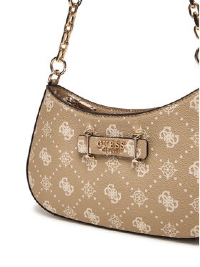 Guess Torebka Carrie Logo HWGP98 98180 Beżowy