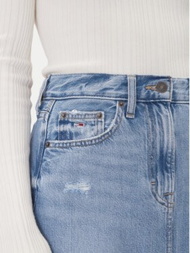 Tommy Jeans Spódnica jeansowa Claire Midi Skirt Bi8036 DW0DW21292 Niebieski Regular Fit