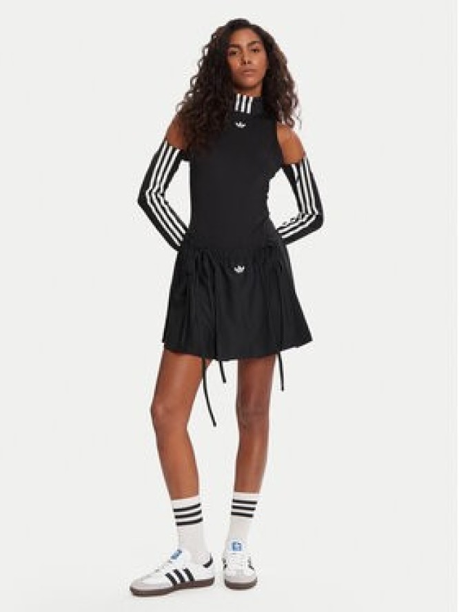 adidas Spódnica mini Ribbon JX2554 Czarny Regular Fit