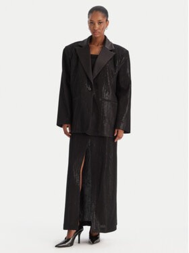 Eleh Marynarka EFW250252 Czarny Regular Fit