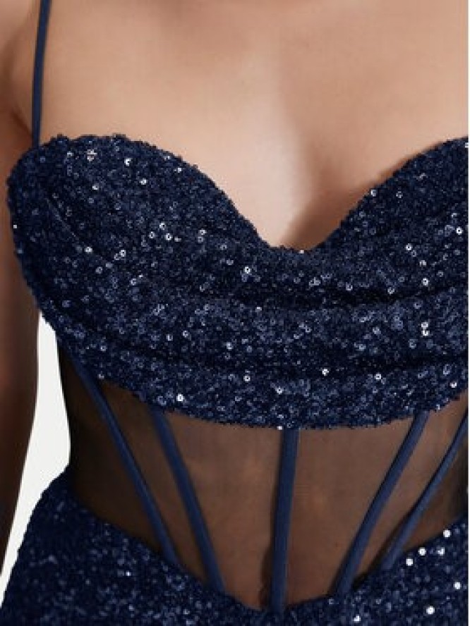 Hey Kyla Sukienka wieczorowa 5AI064HK Granatowy Regular Fit