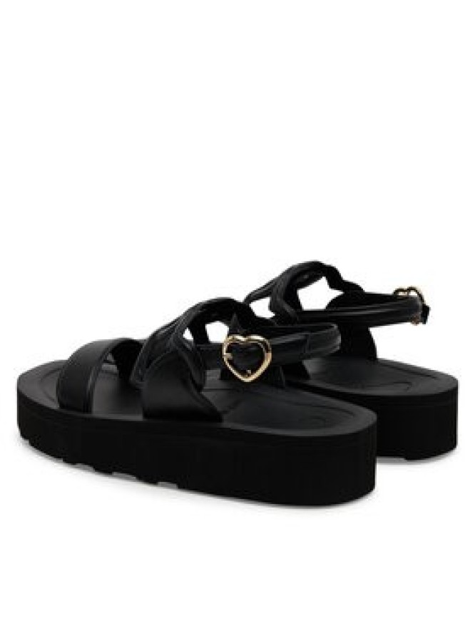 LOVE MOSCHINO Sandały JA16054I1MIA0000 Czarny