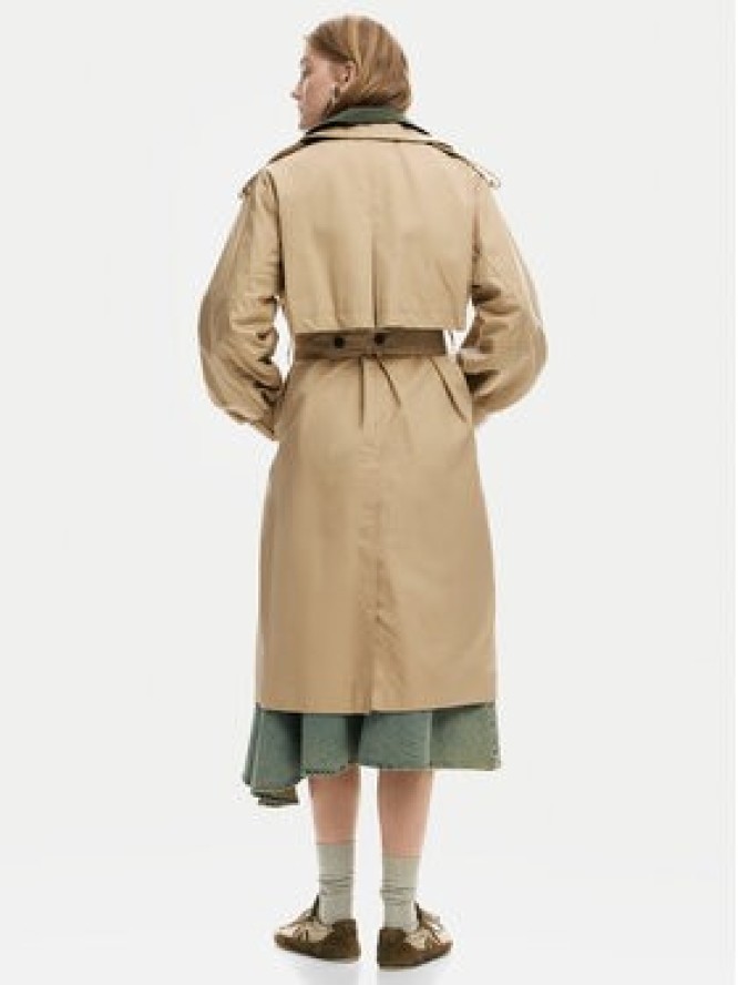 Desigual Trencz Chaq Polo 26SWEW12 Brązowy Regular Fit