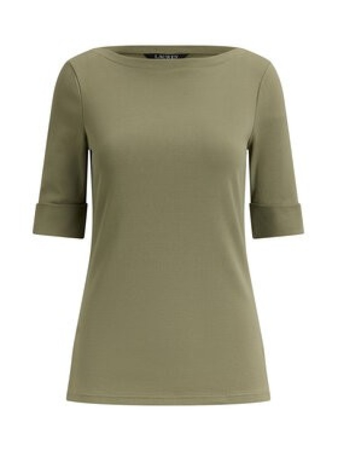 LAUREN RALPH LAUREN T-Shirt Judy 200654963204 Zielony Regular Fit