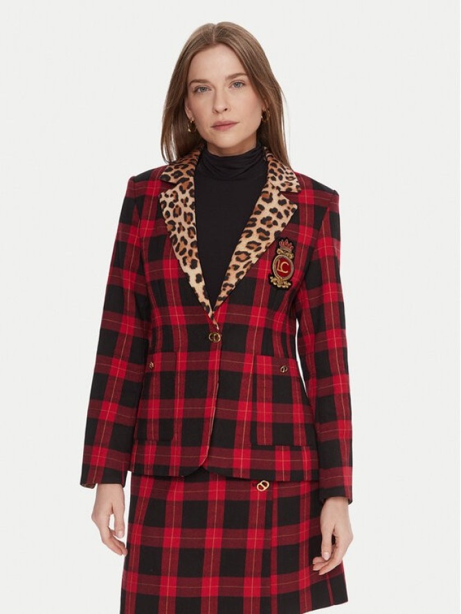 LOLA CASADEMUNT Marynarka LF2502013 Czerwony Regular Fit