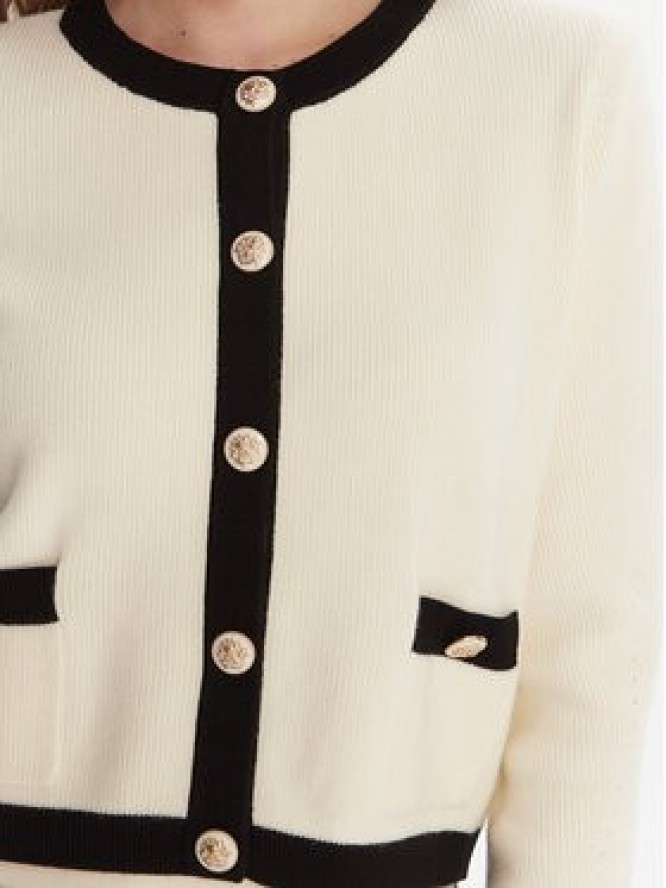 Gaudi Kardigan 521FD53038 Écru Regular Fit
