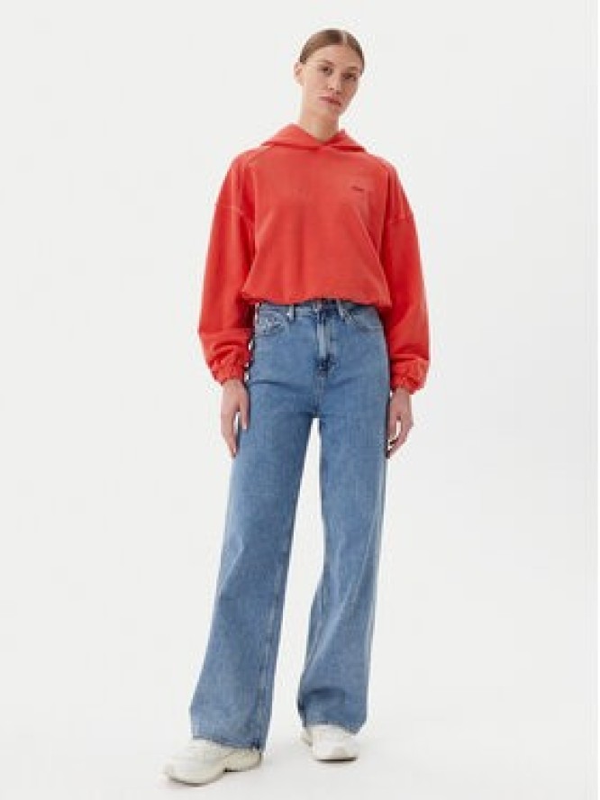 Tommy Jeans Bluza DW0DW20314 Pomarańczowy Relaxed Fit
