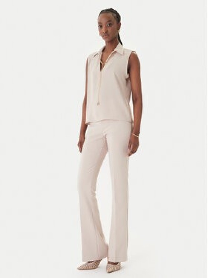 Rinascimento Bluzka CFC0127446003 Beżowy Regular Fit