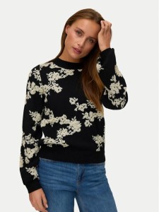 Vero Moda Sweter Nancy 10333561 Czarny Regular Fit