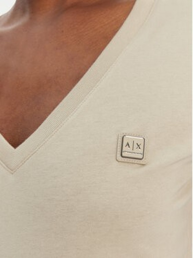 Armani Exchange T-Shirt XW002292 AF10356 U6275 Beżowy Regular Fit