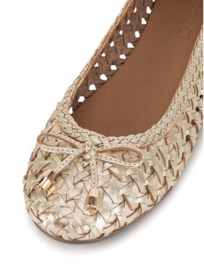 Lasocki Baleriny WI45-550-01 Złoty