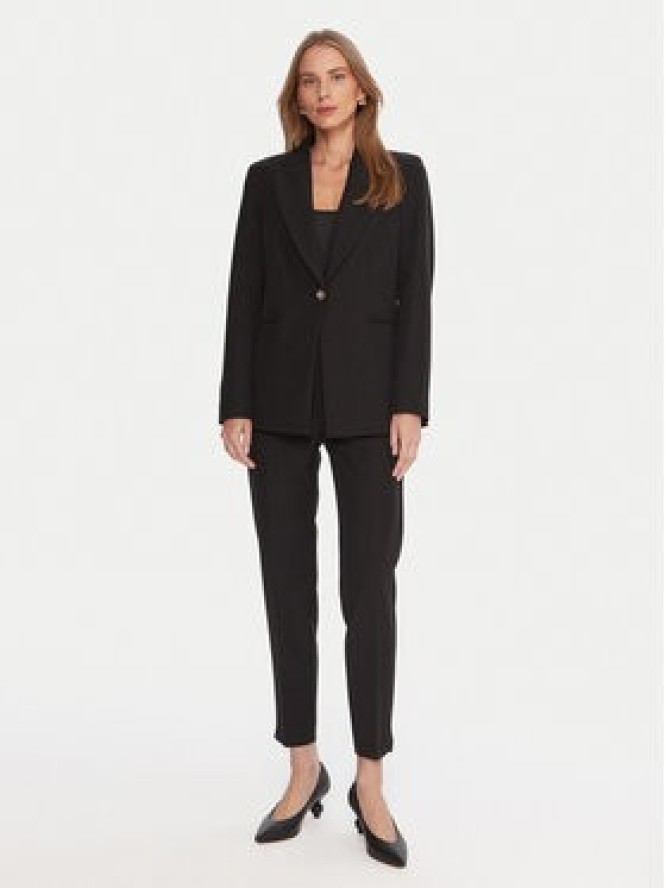 Maryley Spodnie materiałowe 25IB52Z/M17/43NE Czarny Regular Fit